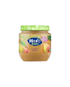 3 Fruits Food 12 X  Glass Jar 