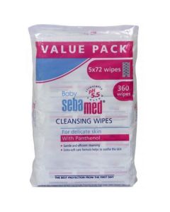 Baby Cleansing Wipes with Panthenol 15 X  Bag 