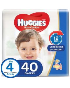 Ultra Comfort Diapers Size 4 (8 - 14 Kg) 2 X  Bag 