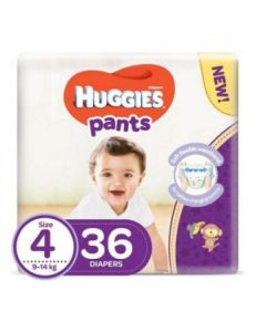 Pants Diapers Size 4 (9-14 Kg) 36 X  Piece 