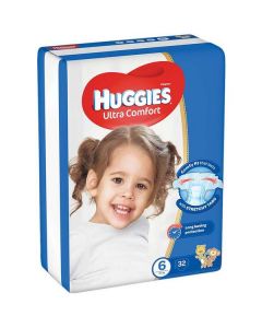 Ultra Comfort Diapers Size 6 (15+ Kg) 32 X  Piece 