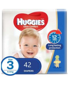 Ultra Comfort Diapers Size 3 (4 - 9 Kg) 42 X  Piece 