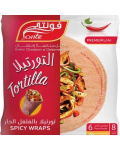 Spicy Fresh Flour Tortilla 120 X  Piece 