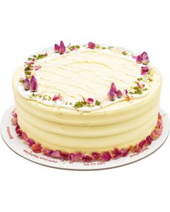 Saffron Ice Cream Cake   