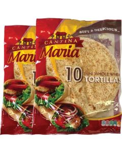 Whole Wheat Mini Tortillas 10 Pieces 200 X  Piece 