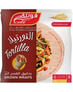 Fresh Brown Flour Tortilla 120 X  Piece 