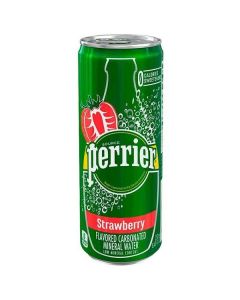 Sparkling Natural Mineral Water with Strawberry Flavor 30 X  Metal Can (250 ml)