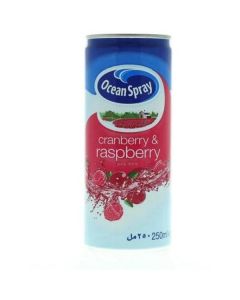 Cranberry & Raspberry Juice - Metal Can 24 X  Metal Can (250 ml)