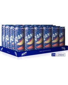 Float Peach Fruit Drink With Real Fruit Pieces 24 X  Metal Can (240 ml)