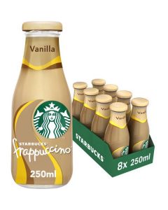 Frappuccino Vanilla 8 X  Glass Bottle (250 ml)