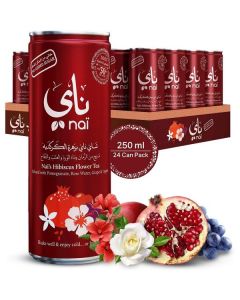 Hibiscus & Pomegranate Rose Water Flower Tea   (250 ml)