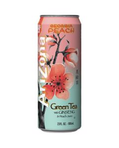 Iced Green Tea with Ginseng and Peach Juice   (680 ml)