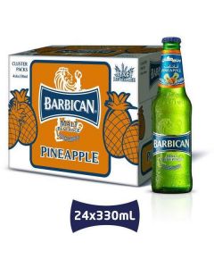 Non-Alcoholic Malt Beverage Pineapple Flavour 24 X  Glass Bottle (330 ml)