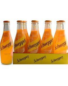 Schweppes Tangerine 12 X  Glass Bottle (250 ml)