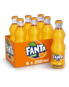 Fanta Orange - Glass Bottle 24 X  Piece (250 ml)