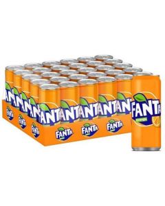 Fanta Orange - Cans 30 X  Metal Can (250 ml)