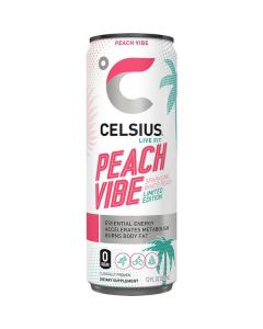 Sparkling Peach Vibe Energy Drink   (355 ml)