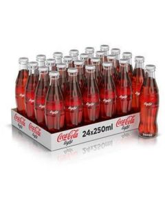 Coca Cola Light - Glass Bottle 264 X  Piece (250 ml)