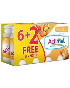 Multifruits Dairy Drink 64 X  Piece (93 ml)