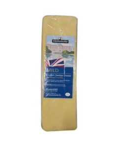 White Mild Cheddar Cheese Block   