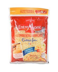 Grated Emmental Cheese Zip Bag   