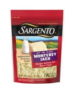 Shredded Monterey Jack Natural Cheese 12 X  Pouch 