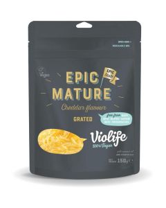 Dairy Free Cheese Epic Mature Cheddar Flavor Grated 12 X  Pouch 