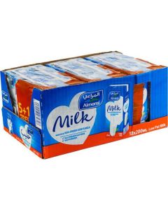 Long Life Milk Low Fat 18 X  Tetrapack (200 ml)