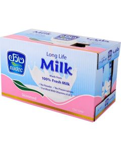 Skimmed Long Life Milk 12 X  Tetrapack (1 liter)