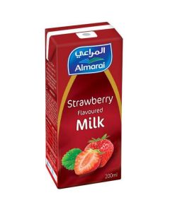 Flavoured Long Life Milk Strawberry   (200 ml)