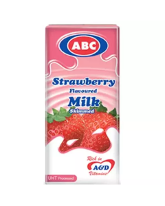 Skimmed Strawberry Flavored Milk   (185 ml)