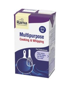 Multipurpose Cooking & Whipping Cream 12 X  Tetrapack (1 liter)