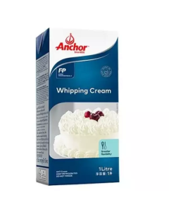 Whipping Cream 12 X  Tetrapack (1 liter)