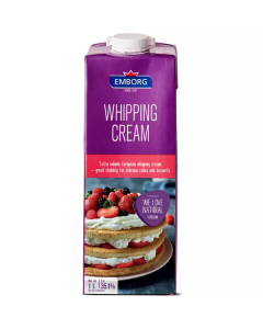 Whipping Cream 12 X  Tetrapack (1 liter)