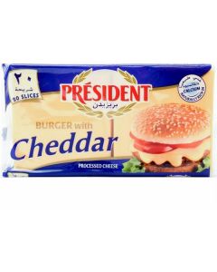 Cheddar Cheese Slices For Burger 18 X  Pouch 