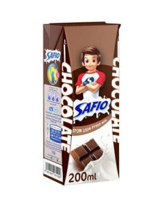 Full Fat Safio Chocolate Long Life Milk   (200 ml)