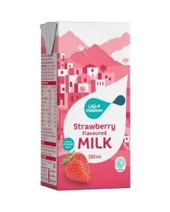 Strawberry Flavoured Long Life Milk (Added Vitamins A&D)   (200 ml)