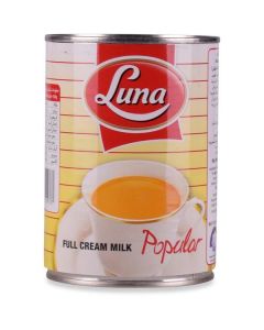 Full Cream Popular Evaporated Milk 48 X  Metal Can 