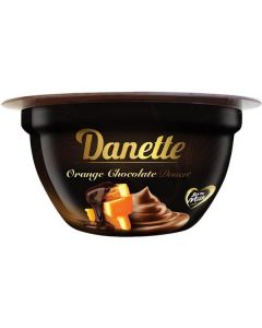 Orange Chocolate Dessert 60 X  Plastic Cup 