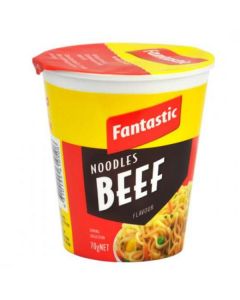 Beef Flavor Noodle Cup 12 X  Plastic Cup 