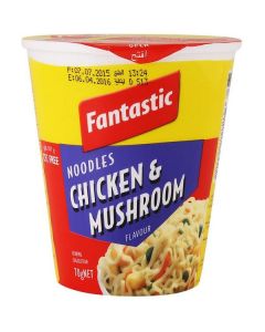 Chicken & Mushroom Noodle Cup 12 X  Plastic Cup 