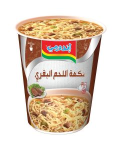 Beef Instant Noodles Cup 24 X  Plastic Cup 