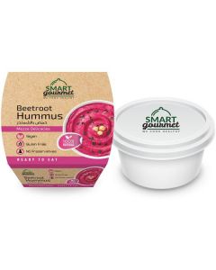 Beetroot Hummus 18 X  Plastic Cup 