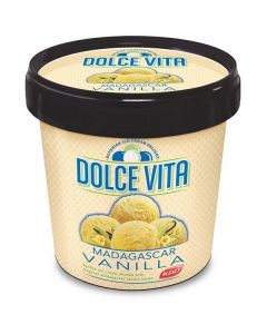 Madagascar Vanilla Dolce Vita Premium Ice Cream   (1 liter)