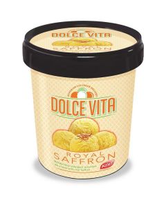 Saffron Dolce Vita Premium Ice Cream   (500 ml)