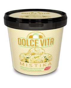 Mistika with Pistachio Dolce Vita Premium Ice Cream   (1 liter)