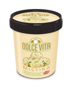 Mistika with Pistachio Dolce Vita Premium Ice Cream   (500 ml)