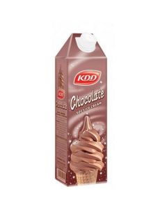 Soft Chocolate Ice Cream 12 X  Tetrapack (1 liter)