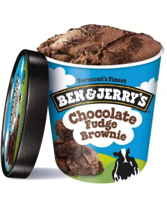 Chocolate Fudge Brownie Ice Cream   (473 ml)