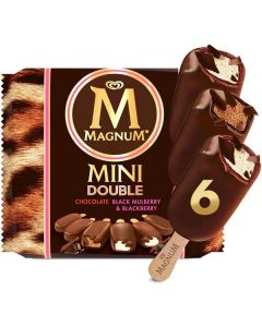 Magnum Mini Double Black Mulberry & Blackberry Ice Cream Stick 24 X  Stick (360 ml)